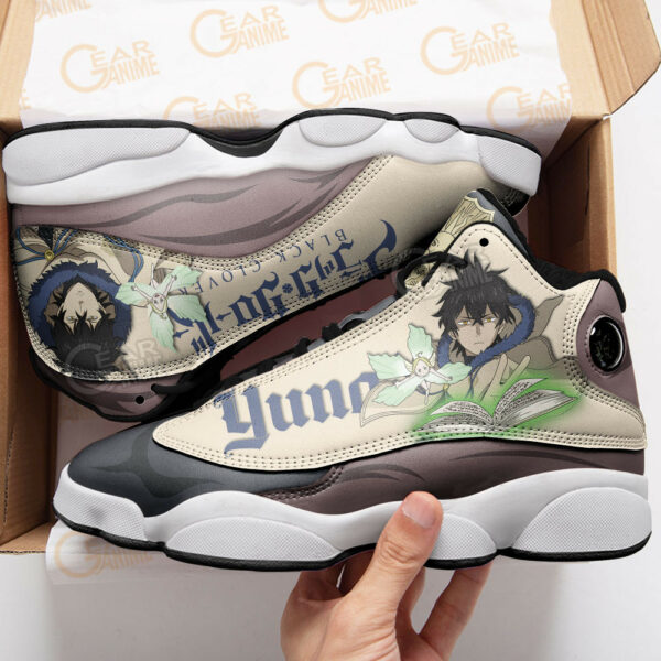 Yuno JD13 Sneakers Black Clover Custom Anime Shoes For Otaku 4