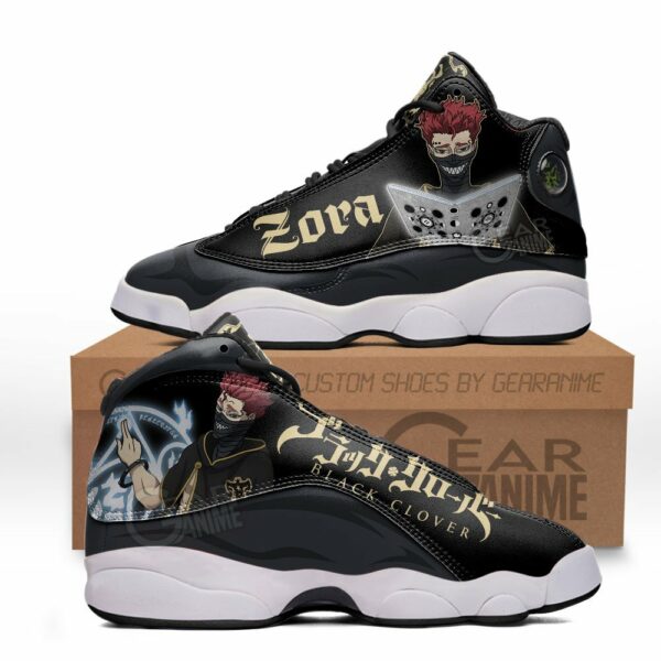 Zora Ideale JD13 Sneakers Black Clover Custom Anime Shoes For Otaku 1
