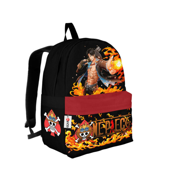 Ace D Portgas Backpack Custom Anime One Piece Bag Gift for Otaku 2