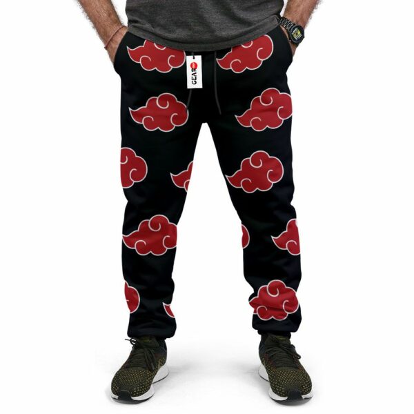 Akatsuki Jogger Pants Fleece Custom Akatsuki Cloud NRT Anime Clothes 2