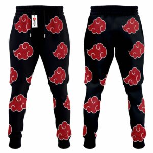 Akatsuki Jogger Pants Fleece Custom Akatsuki Cloud NRT Anime Clothes 7