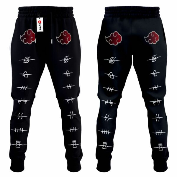 Akatsuki Jogger Pants Fleece NRT Anime Merch Clothes 4