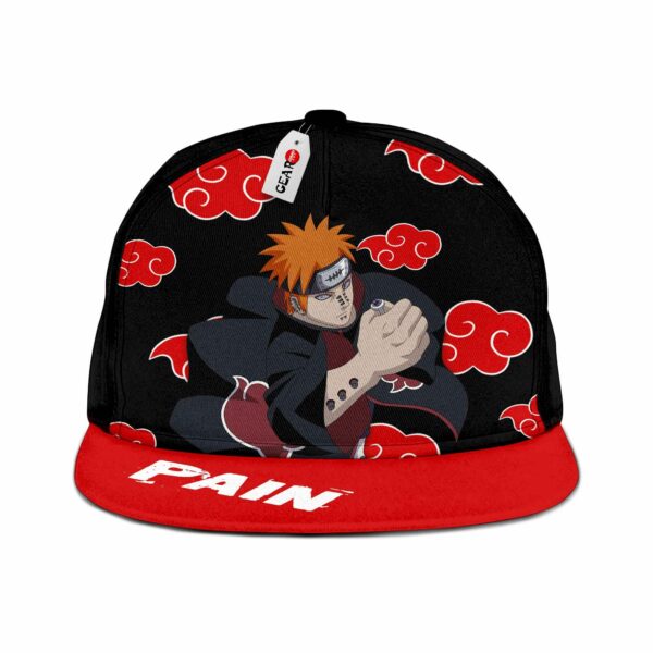 Akatsuki Pain Snapback Hat Custom NRT Anime Hat 1