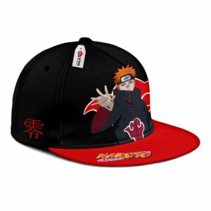 Akatsuki Pain Snapback Hat Custom Seal NRT Anime Hat 6