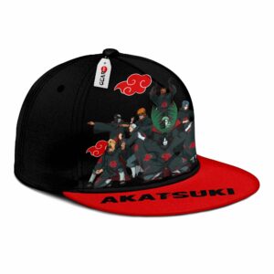 Akatsuki Snapback Hat Custom NRT Anime Hat 6