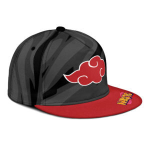 Akatsuki Symbol Snapback Hat Custom Anime Hat For Otaku 6