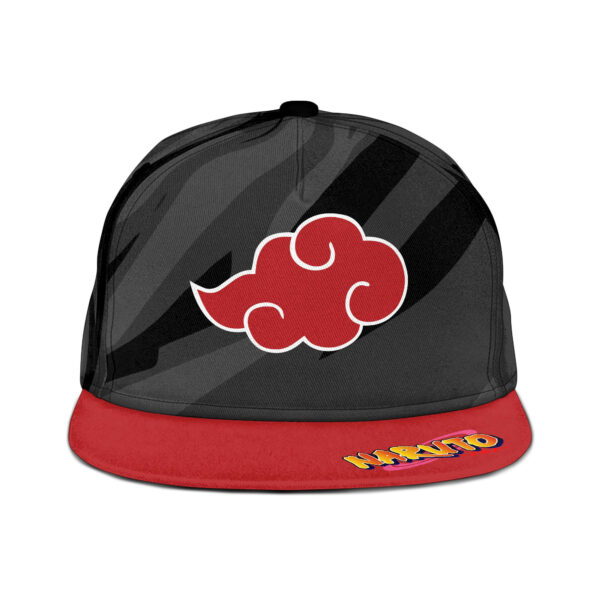 Akatsuki Symbol Snapback Hat Custom Anime Hat For Otaku 1