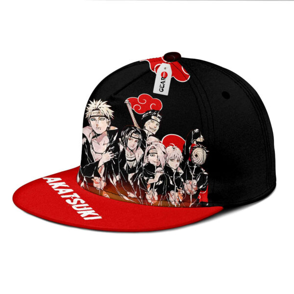 Akatsuki Team Snapback Hat Custom NRT Anime Hat 2
