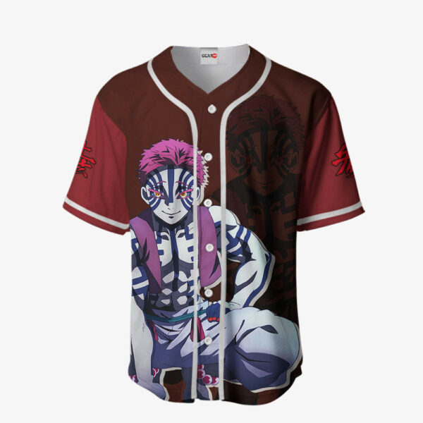 Akaza Jersey Shirt Custom Kimetsu Anime Merch Clothes 2