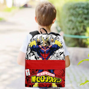 All Might Backpack Custom My Hero Academia Anime Bag Manga Style 5