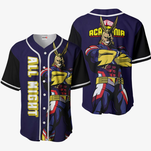All Might Jersey Shirt Custom My Hero Academia Anime Merch Clothes 1