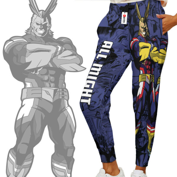 All Might Joggers Custom Anime My Hero Academia Sweatpants Mix Manga 2