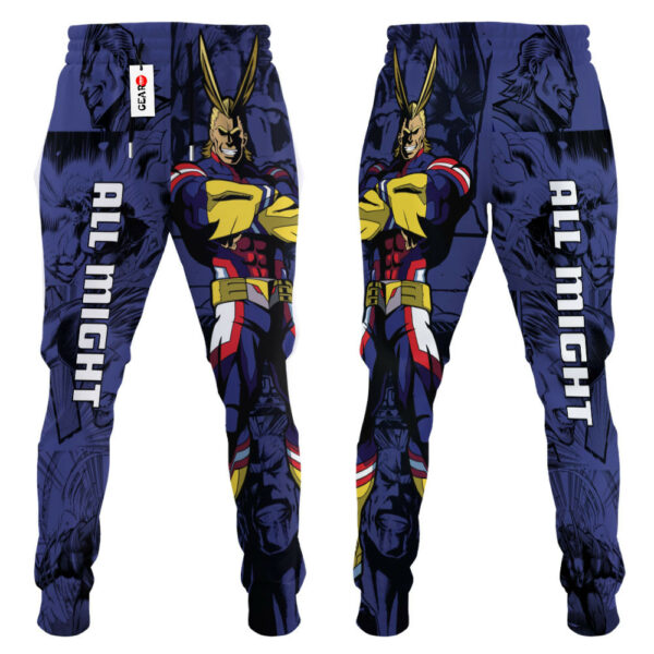 All Might Joggers Custom Anime My Hero Academia Sweatpants Mix Manga 3