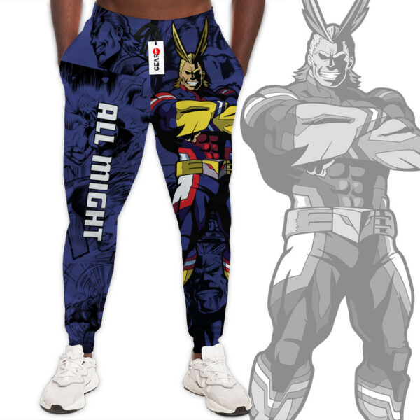 All Might Joggers Custom Anime My Hero Academia Sweatpants Mix Manga 1