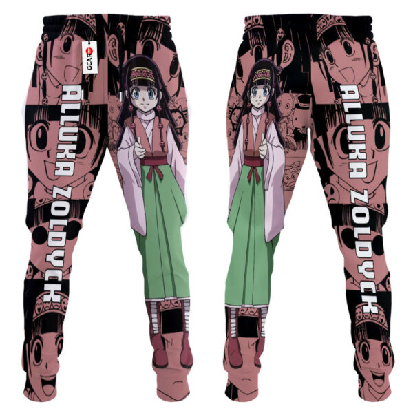 Alluka Zoldyck Joggers Anime HxH Sweatpants Mix Manga Gifts for Otaku 3