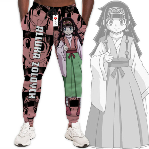 Alluka Zoldyck Joggers Anime HxH Sweatpants Mix Manga Gifts for Otaku 1