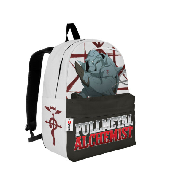 Alphonse Elric Backpack Custom Anime Fullmetal Alchemist Bag for Otaku 2