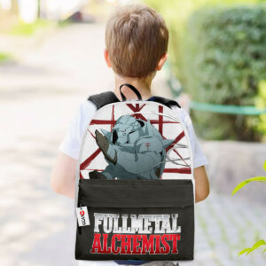 Alphonse Elric Backpack Custom Anime Fullmetal Alchemist Bag for Otaku 5