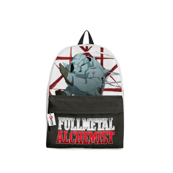 Alphonse Elric Backpack Custom Anime Fullmetal Alchemist Bag for Otaku 1