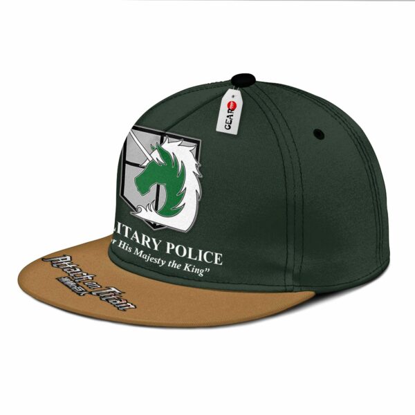 AOT Military Snapback Hat Custom Attack On Titan Anime Hat 2