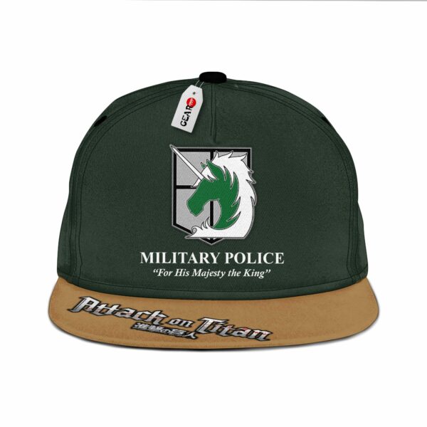 AOT Military Snapback Hat Custom Attack On Titan Anime Hat 1