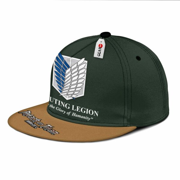 AOT Scout Regiment Snapback Hat Custom Attack On Titan Anime Hat 2