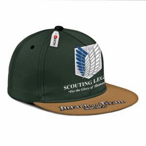 AOT Scout Regiment Snapback Hat Custom Attack On Titan Anime Hat 6