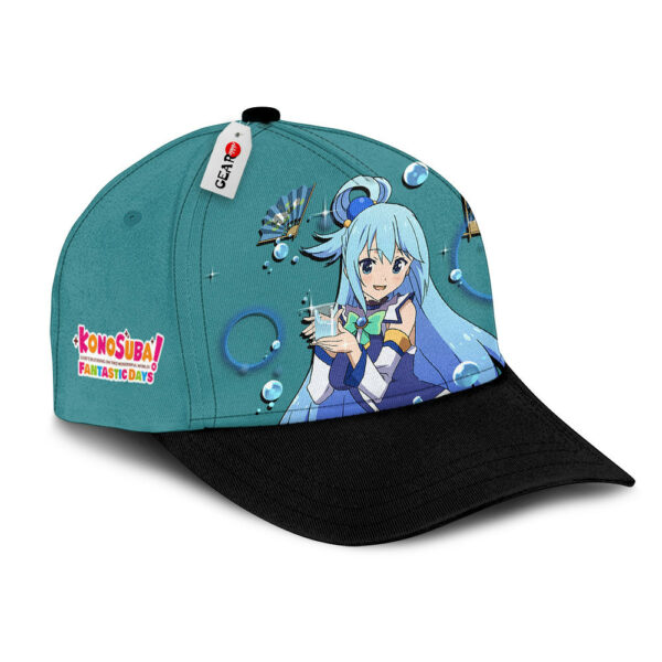 Aqua Baseball Cap KonoSuba Custom Anime Hat for Otaku 2