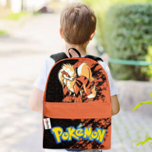 Arcanine Backpack Custom Anime Pokemon Bag Gifts for Otaku 5