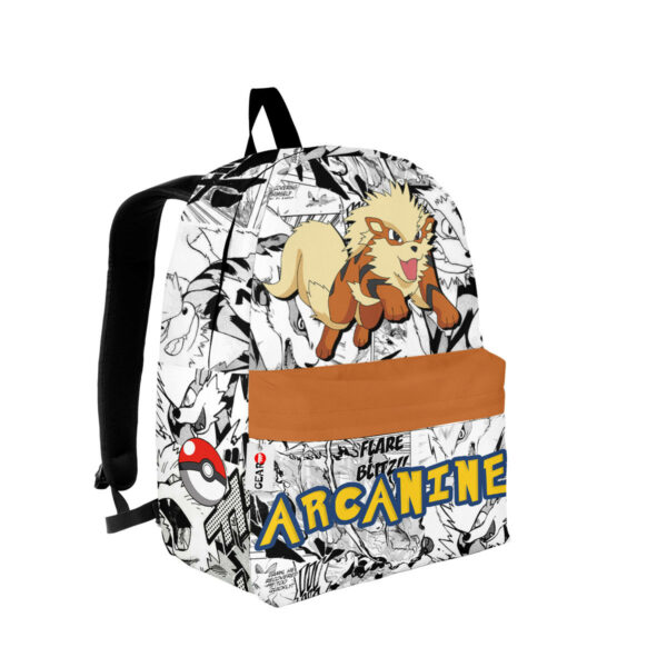 Arcanine Backpack Pokemon Custom Anime Bag Mix Manga 2
