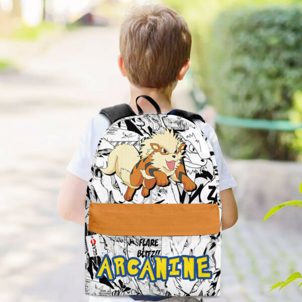 Arcanine Backpack Pokemon Custom Anime Bag Mix Manga 3