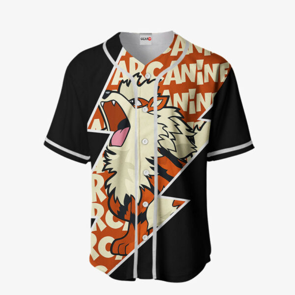 Arcanine Jersey Shirt Custom Pokemon Anime Merch Clothes for Otaku 2