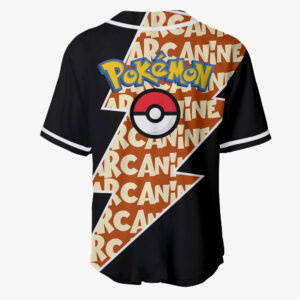 Arcanine Jersey Shirt Custom Pokemon Anime Merch Clothes for Otaku 5