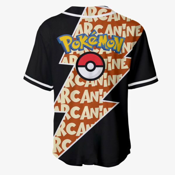 Arcanine Jersey Shirt Custom Pokemon Anime Merch Clothes for Otaku 3