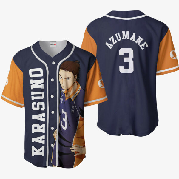 Asahi Azumane Jersey Shirt Haikyuu Custom Anime Merch Clothes 1