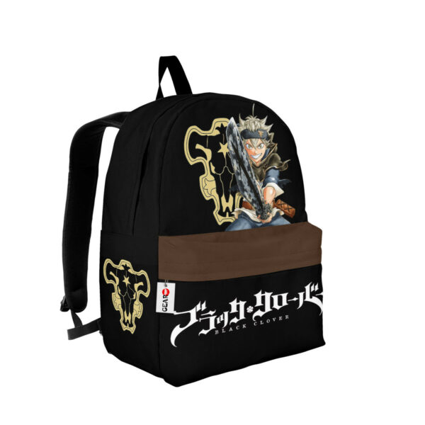 Asta Backpack Custom Black Clover Anime Bag for Otaku 2