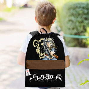 Asta Backpack Custom Black Clover Anime Bag for Otaku 5