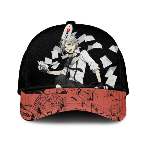 Atsushi Nakajima Baseball Cap Bungo Stray Dogs Custom Anime Hat for Otaku 1