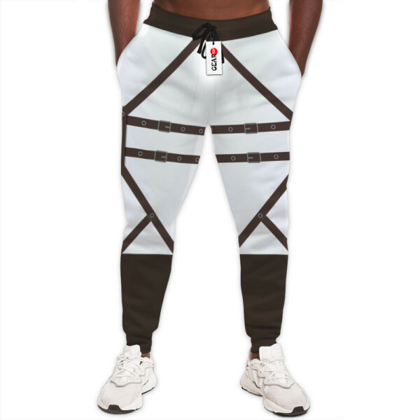 Attack On Titan Joggers Custom Anime Cosplay Sweatpants White Style 1