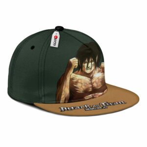 Attack Titan Snapback Hat Custom Attack On Titan Anime Hat 6