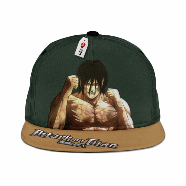 Attack Titan Snapback Hat Custom Attack On Titan Anime Hat 1