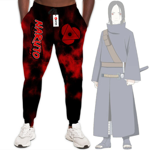 Baru Uchiha Mangekyo Sharingan Sweatpants Custom Anime NRT Jogger Pants Merch 1