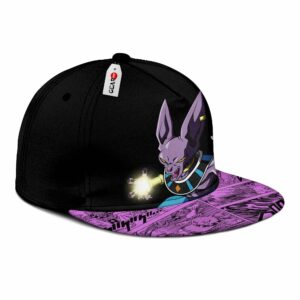 Beerus Cap Hat Custom Anime Dragon Ball Snapback 6