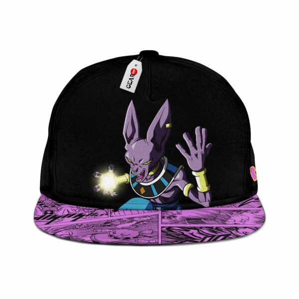 Beerus Cap Hat Custom Anime Dragon Ball Snapback 1