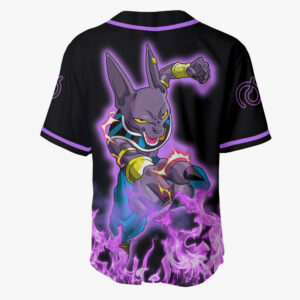 Beerus Jersey Shirt Custom Dragon Ball Anime Merch Clothes 5