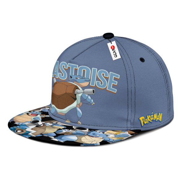 Blastoise Snapback Hat Custom Pokemon Anime Hat Gifts for Otaku 2