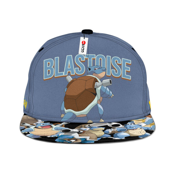 Blastoise Snapback Hat Custom Pokemon Anime Hat Gifts for Otaku 1