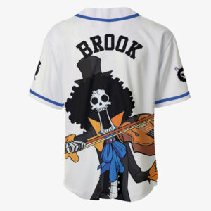 Brook Jersey Shirt One Piece Custom Anime Merch Clothes for Otaku 5