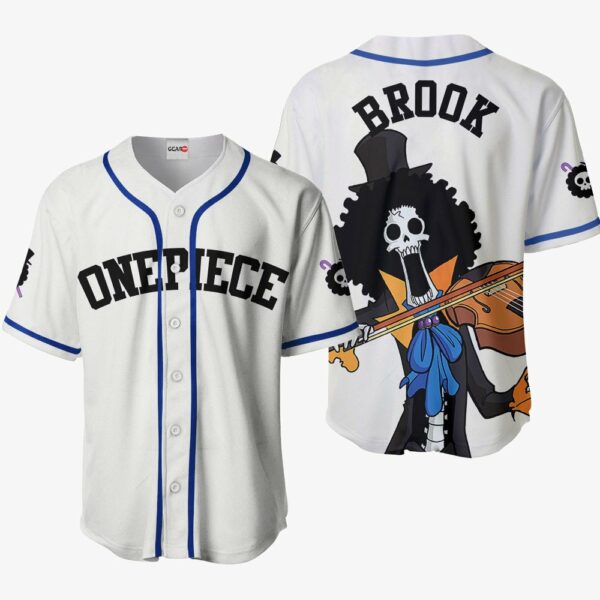 Brook Jersey Shirt One Piece Custom Anime Merch Clothes for Otaku 1