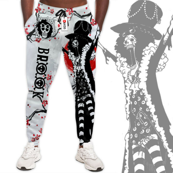 Brook Joggers Custom Anime One Piece Sweatpants Japan Style 1